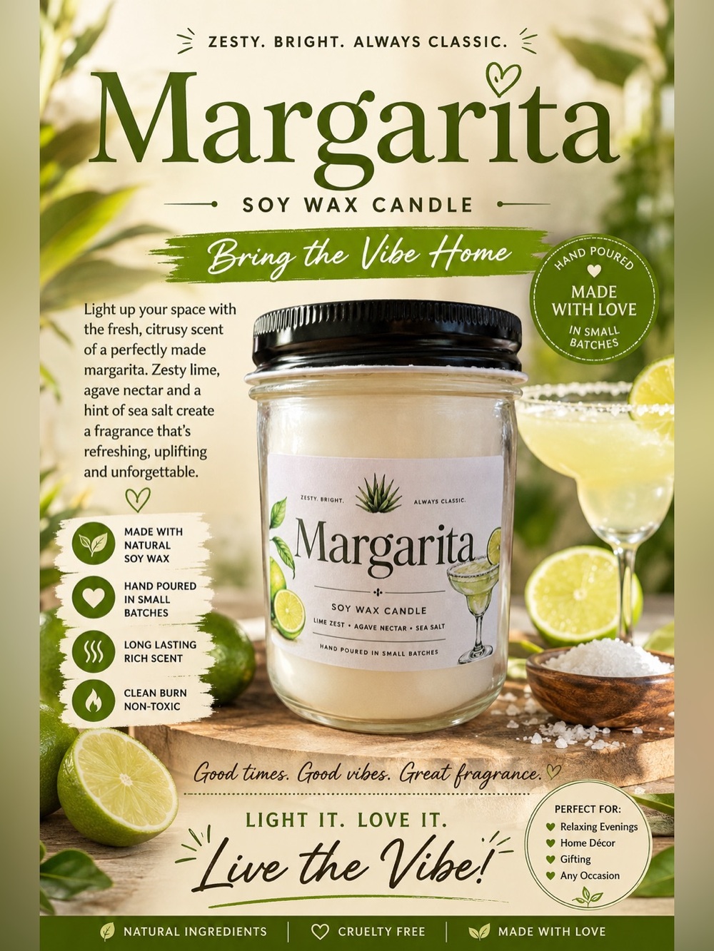 🍸Margarita Candle🍸 - Picture 1 of 2